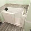 Gelcoat Wit 30-In X 60-In Walk-In Air Spa And Whirlpool Massage Bathtub With Right Hand Drain