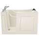 3060.109.ALL 30-in. x 60-in. Walk-In Air Spa Bathtub with Left-Hand Drain and Tub Faucet in Linen