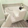 3052OD.109.SLL-PC 30-in. x 52-in. Outward Opening Door Walk-In Soaking Bathtub with Left Door/Drain and Tub Faucet in Linen