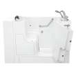 3052OD.109.CRW-PC 30-in. x 52-in. Outward Opening Door Walk-In Air Spa and Whirlpool Massage Bathtub with Right Door/Drain and Tub Faucet in White