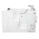 3052OD.109.CRW-PC 30-in. x 52-in. Outward Opening Door Walk-In Air Spa and Whirlpool Massage Bathtub with Right Door/Drain and Tub Faucet in White