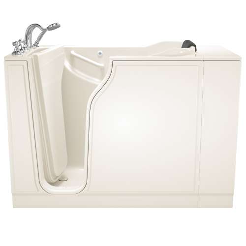 3052.109.SLL 30-in. x 52-in. Walk-In Soaking Bathtub with Left-Hand Drain and Tub Faucet in Linen