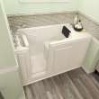 2848.109.SLL 28-in. x 48-in. Walk-In Soaking Bathtub with Left-Hand Drain and Tub Faucet in Linen