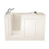 2848.109.ALL 28-in. x 48-in. Walk-in Air Spa Bathtub with Left-Hand Drain and Tub Faucet in Linen