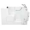 3252OD.109.SRW-PC 32-in. x 52-in. Outward Opening Door Walk-In Soaking Bathtub with Right Door/Drain and Tub Faucet in White