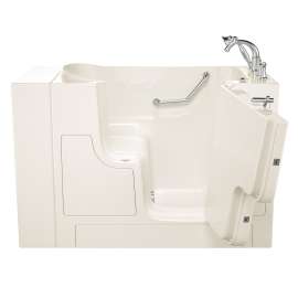 SS9OD5230RS-PC-M Gelcoat Wit 30-in. x 52-in. Outward Opening Door Walk-In Soaking Bathtub with Tub Faucet