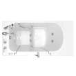 SS9OD5230LJ-WH-PC 30-in. x 52-in. Outward Opening Door Walk-In Jet Massage Bathtub with Tub Faucet in White
