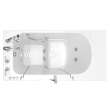 SS9OD5230LD-WH-PC 30-in. x 52-in. Outward Opening Door Walk-In Air Massage and Jet Massage Bathtub with Tub Faucet in White