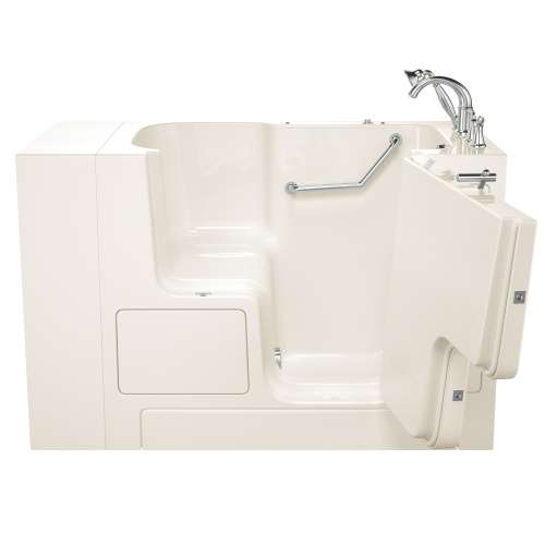 Gelcoat Wit 32-In X 52-In Walk-In Soaking Bathtub With Right Hand Drain
