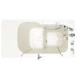 Gelcoat Wit 32-In X 52-In Walk-In Soaking Bathtub With Right Hand Drain