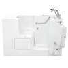 32-in. x 52-in. Outward Opening Door Walk-In Jet Massage Bathtub with Tub Faucet in White
