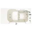 32-in. x 52-in. Outward Opening Door Walk-In Air Massage and Jet Massage Bathtub with Tub Faucet
