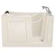 30-in. x 60-in. Walk-In Air Spa and Whirlpool Massage Bathtub with Right-Hand Drain and Tub Faucet in Linen