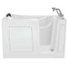 30-in. x 60-in. Walk-In Air Spa and Whirlpool Massage Bathtub with Right-Hand Drain and Tub Faucet in White