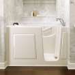 30-in. x 60-in. Walk-In Soaking Bathtub with Right-Hand Drain and Tub Faucet in Linen