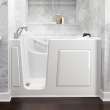 30-in. x 60-in. Walk-In Soaking Bathtub with Left-Hand Drain and Tub Faucet in White