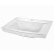 Townsend Single Bowl Vanity Top Lavatory Sink in White