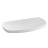 Right Height Elongated Toilet Tank Lid, in White