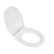Round Luxury Toilet Seat in White