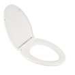 Elongated Closed Front Toilet Seat and Lid in White