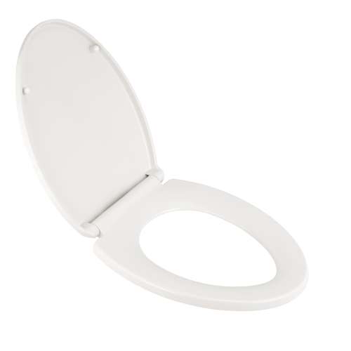 Elongated Closed Front Toilet Seat and Lid in White