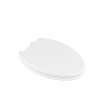 Elongated Closed Front Toilet Seat and Lid in White