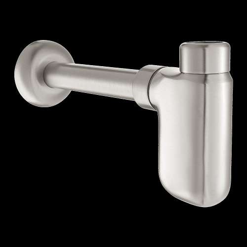 Decorative Bathroom Sink P-Trap in Brushed Nickel
