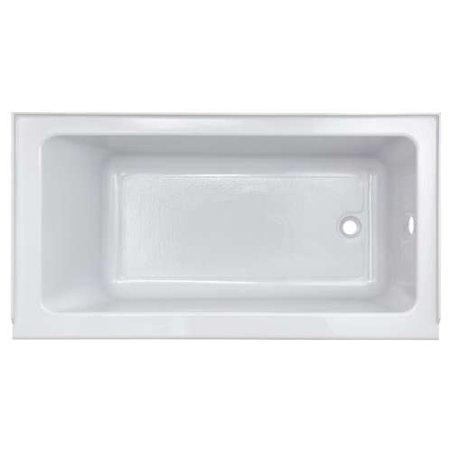 Studio Acrylic 60-In X 30-In Alcove Bathtub With Left Hand Drain