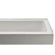 Studio Acrylic 60-In X 30-In Alcove Bathtub With Left Hand Drain