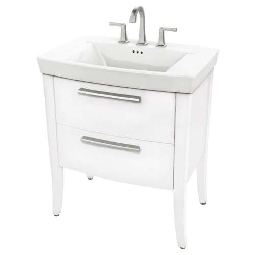 Townsend Rectangular 30-In Fine Fireclay Vanity Top