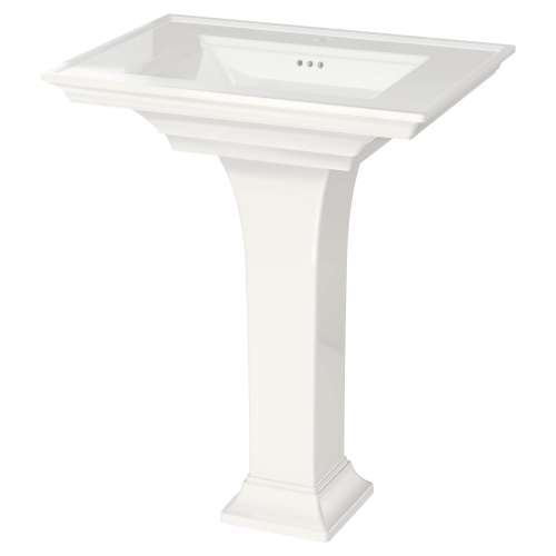 Town Square S Fine Fireclay 30-in Rectangular Pedestal Sink