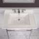 Town Square S Fine Fireclay 30-in Rectangular Pedestal Sink Top