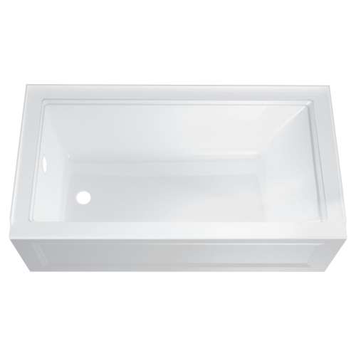Town Square S 60-in Rectangular Alcove Bathtub with Left Side Drain - In Multiple Colors
