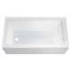 Town Square S 60-in Rectangular Alcove Bathtub with Left Side Drain