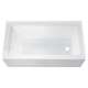 Town Square S 60-in Rectangular Alcove Bathtub with Right Side Drain