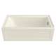 Town Square S 60-in Rectangular Alcove Bathtub with Right Side Drain