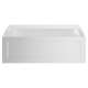 Town Square S 60-in Rectangular Alcove Bathtub with Right Side Drain