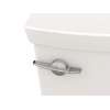 H2Option Right Hand Trip Lever Dual Flush Toilet Tank in White