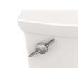 H2Option Right Hand Trip Lever Dual Flush Toilet Tank in White