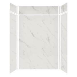 American Standard Reserve 60-in x 36-in x 84/12-in Glue to Wall 3-Piece Transition Shower Wall Kit, Camden - 7W4200-345.BA608412N-M