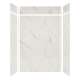 American Standard Reserve 60-in x 36-in x 84/12-in Glue to Wall 3-Piece Transition Shower Wall Kit, Camden