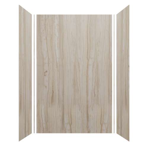 American Standard Reserve 60-in x 36-in x 96-in Glue to Wall 3-Piece Shower Wall Kit, Serenade