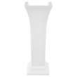 0056001.020 Town Square S Pedestal Leg, White