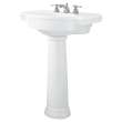 0282800.020 Retrospect 8-in Widespread Pedestal Sink Top and Leg Combination, White