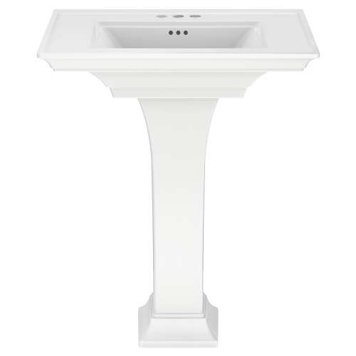 0297400.020 Town Square S 4-in Centerset Pedestal Sink Top and Leg Combination, White