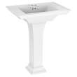 0297400.020 Town Square S 4-in Centerset Pedestal Sink Top and Leg Combination, White