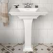 0297400.020 Town Square S 4-in Centerset Pedestal Sink Top and Leg Combination, White