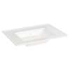0298001.020 Town Square S Console Vanity Sink Top Center Hole Only, White