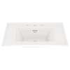 0298008.020 Town Square S Vanity Top with 8-in Widespread, White