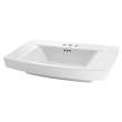 0328004.020 Townsend 4-in Centerset Pedestal Sink Top, White